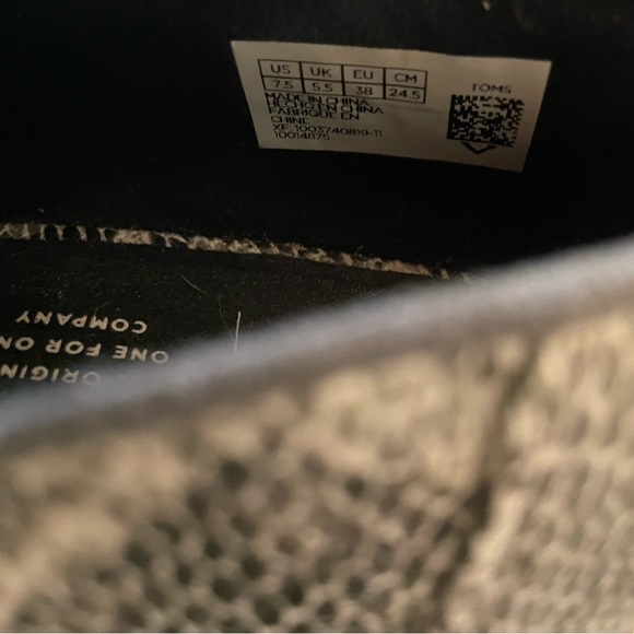 Toms Shaye ankle bootie loafer 7.5 - Picture 8 of 10